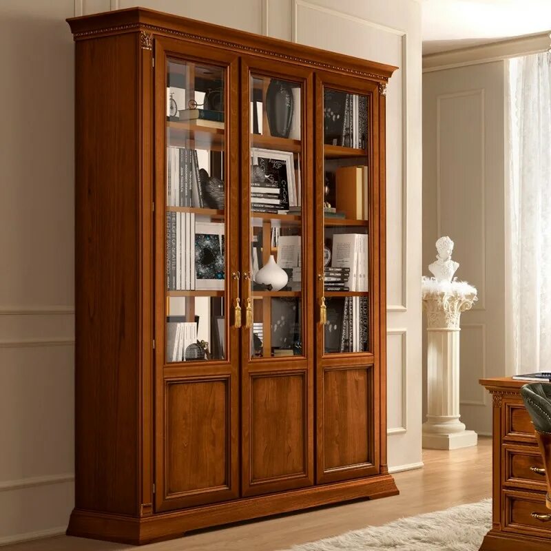 Книжный шкаф фото цена Тумба ТВ midi Camelgroup Treviso, цвет: вишня, 140x51x50 см (134PTV.02CI) 134PTV