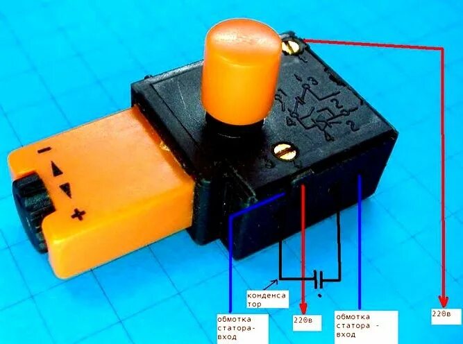 Кнопка подключения fa2 6 1bek Кнопка пуска двигателя электродрели Электрика, Двигатель, Электротехника