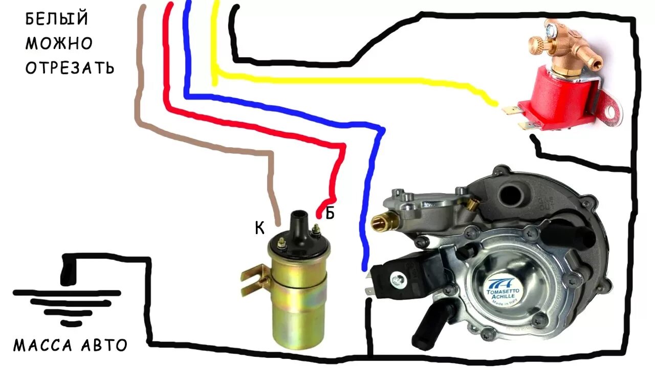 Кнопка подключения гбо 2 гбо 2 установка на Таврию. Пособие к установке для начинающих. - YouTube