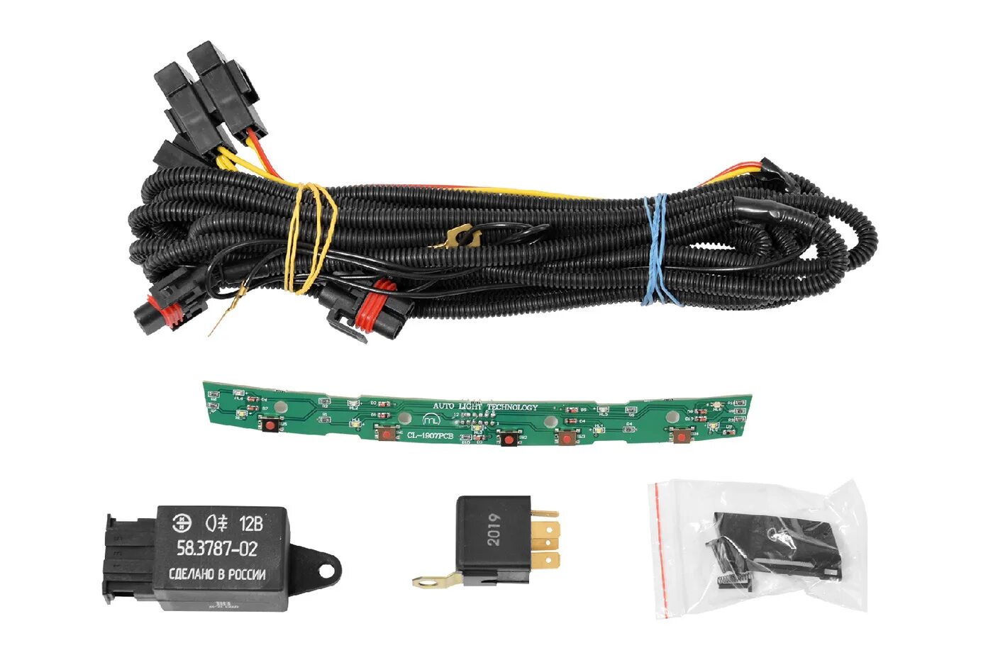 Кнопка подключения птф веста нг Набор для подключения ПТФ "Собери сам" с активным блоком кнопок Лада Веста, VS-N