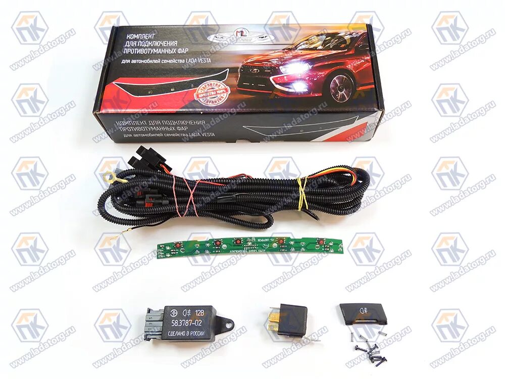 Кнопка подключения птф веста нг Набор подключения ПТФ Веста с платой