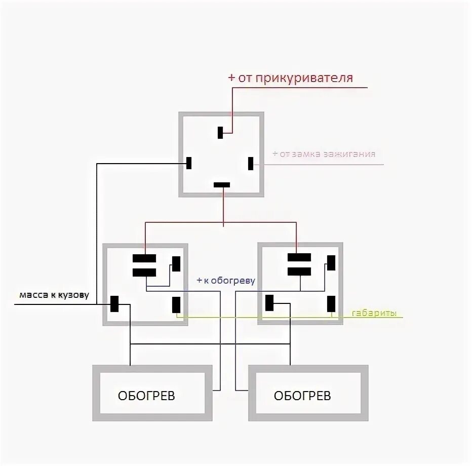 Кнопка подогрева сидений схема подключения Подогрев сидений - Lada Калина хэтчбек, 1,6 л, 2007 года другое DRIVE2