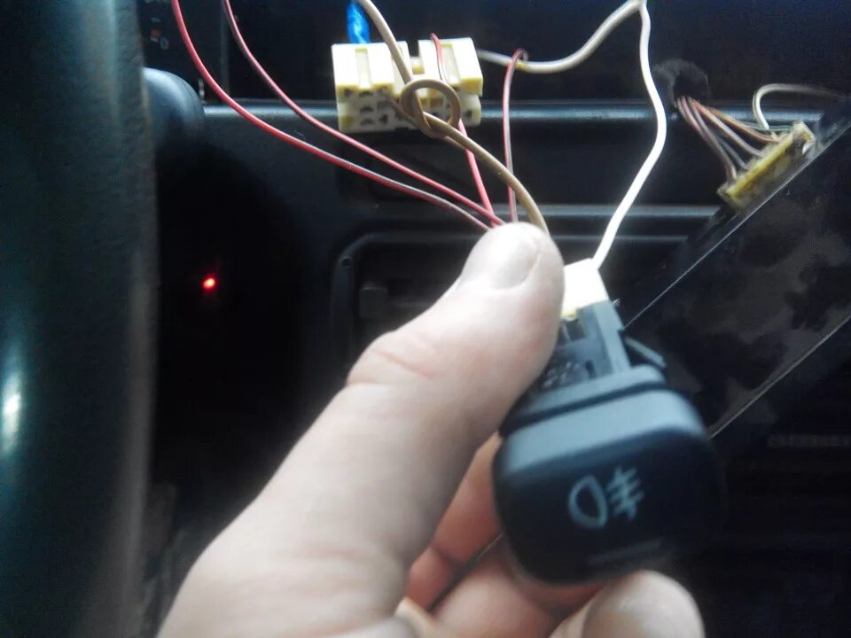 Кнопка противотуманок 2114 подключение Установка противотуманок на отдельную кнопку. - Lada 2114, 1,5 л, 2004 года элек