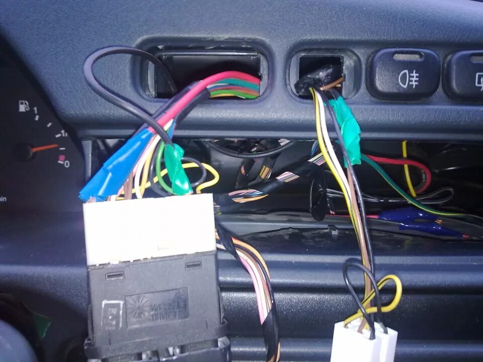 Кнопка противотуманок 2114 подключение ПТФ без габаритов - Lada 2114, 1,6 л, 2012 года своими руками DRIVE2