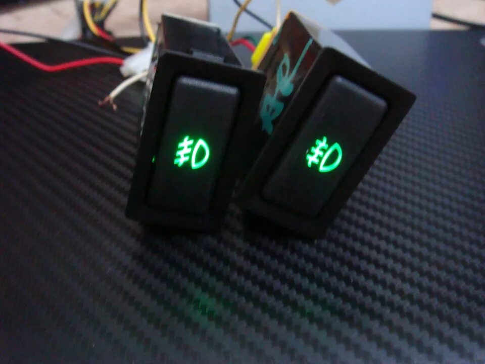 Кнопка птф с подсветкой подключение Кнопки включения птф (зад, перед) - Toyota Corona (T190), 1,8 л, 1994 года друго