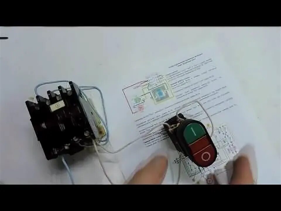 Кнопка пуск стоп схема подключения 220 Как подключить магнитный пускатель к 220в простая схема. - YouTube Electronic pr