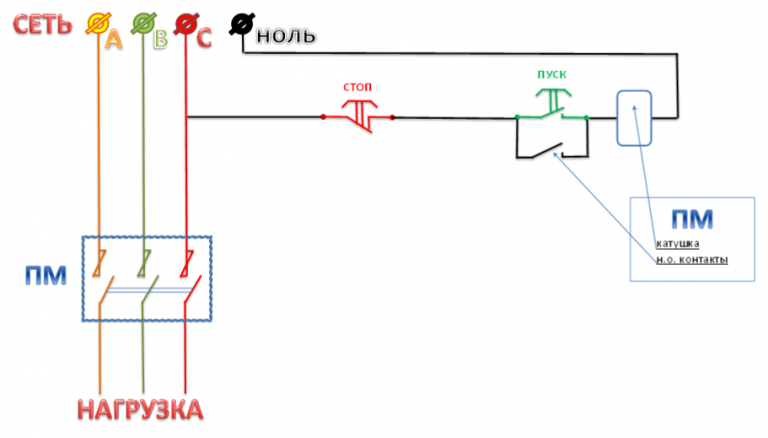 Кнопка с самоподхватом схема подключения Ответы Mail.ru: Как называется включатель для однофазного электродвигателя?