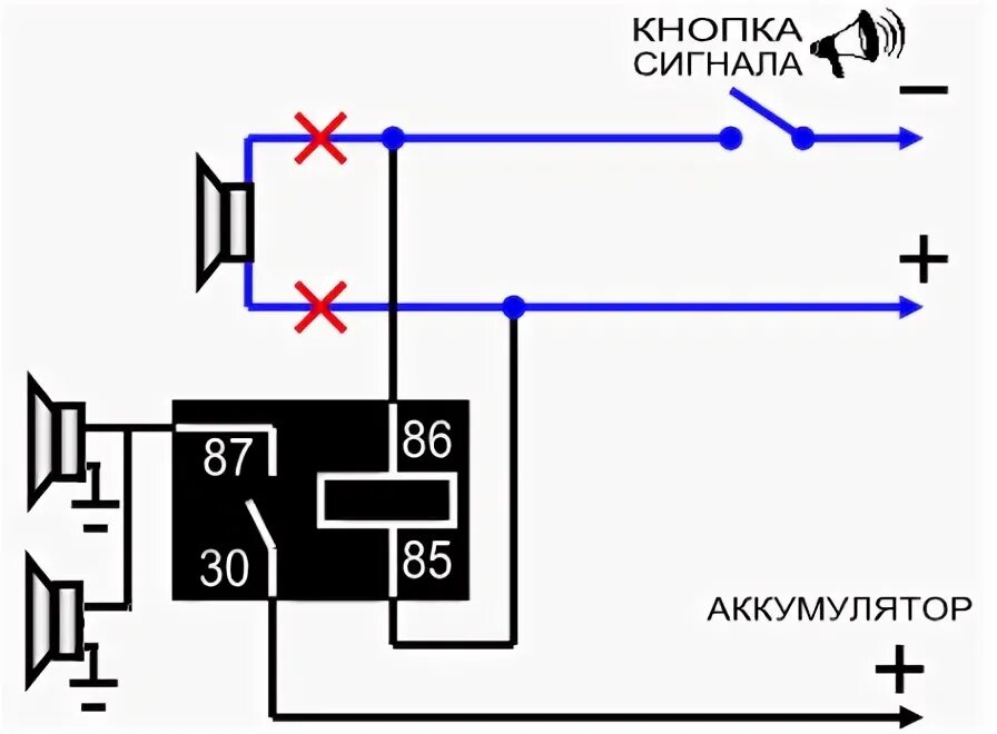 Кнопка сигнала схема подключения Электро-пневмо-дудка STEBEL NAUTILUS . Вторая часть завершения ! - Lada Гранта, 