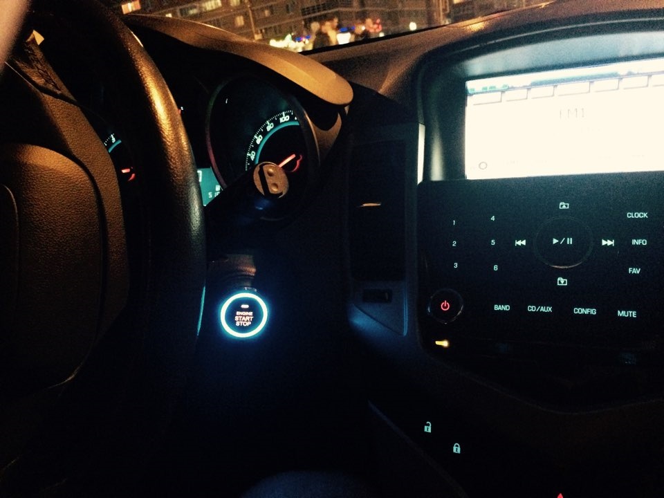 Кнопка старт стоп подключение шевроле круз Установка кнопки СТАРТ-СТОП - Chevrolet Cruze Hatchback, 1,6 л, 2012 года тюнинг