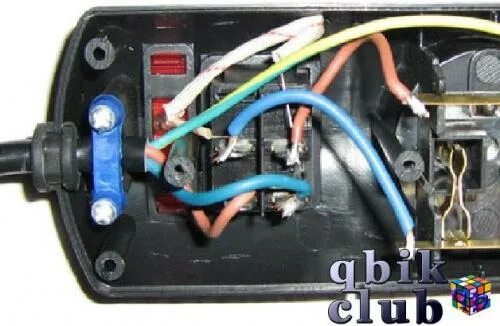 Кнопка удлинителя схема подключения Удлинитель пилот схема кнопки