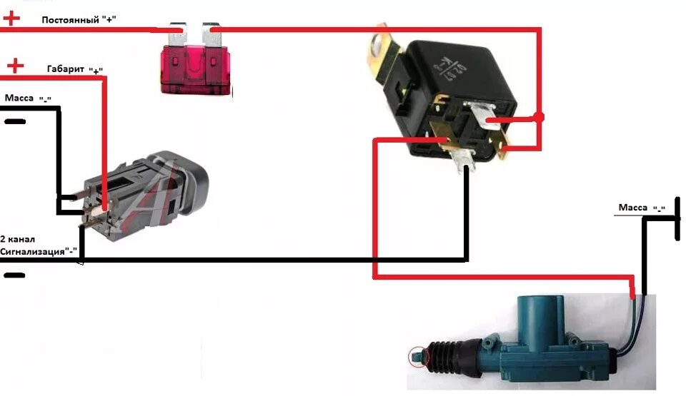 Кнопка ваз 2115 схема Подключение активатора багажника - Lada 2115, 1,5 л, 2006 года электроника DRIVE
