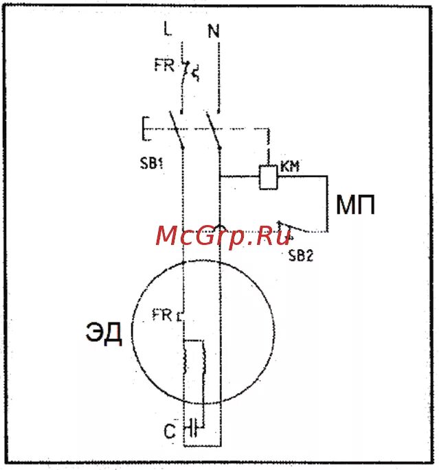 Кнопка включения бетономешалки схема подключения Энкор БМ 161/650 Руководство по эксплуатации онлайн 6/10 198716