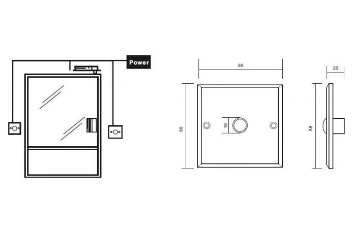 Кнопка выхода fe 100 схема подключения Кнопка выхода AL-EXB2 по цене 292.92 руб. - купить в Москве Баргас