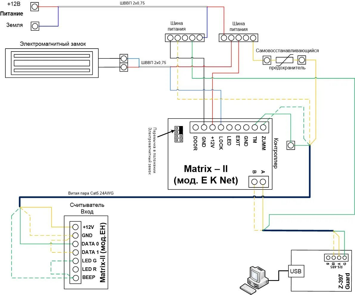 Кнопка выхода кв 2 метаком схема подключения Типовые решения / Обучение