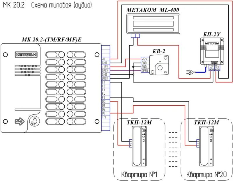 Кнопка выхода кв 2 метаком схема подключения Ответы Mail.ru: Оторвалась трубка домофона