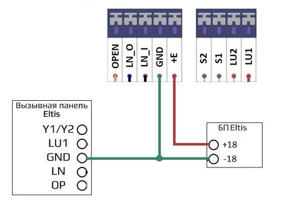 Кнопка выхода в 72 eltis схема подключения CYFRAL
