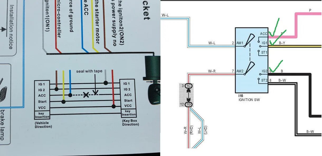 Кнопка запуска печки портер 2 схема подключения Установка кнопки старт-стоп - Lexus RX (1G), 3 л, 1998 года своими руками DRIVE2