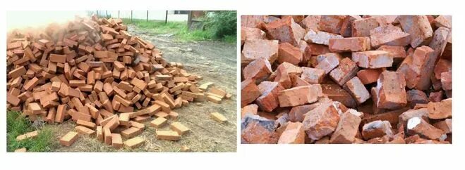 Куча кирпичей фото Как правильно делать связку при кладке кирпича?