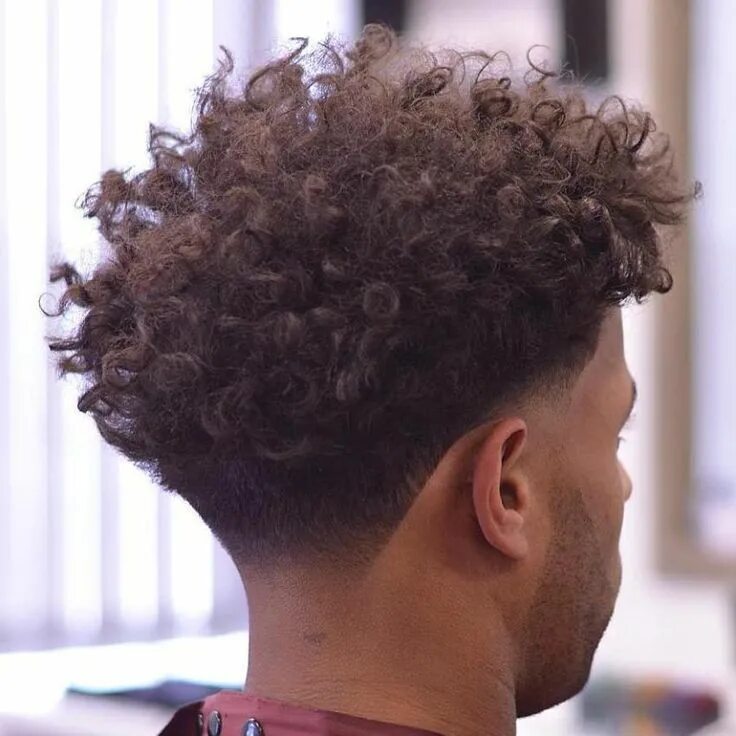 Кучерявая прическа 40 Handsome Black Men Haircuts and Hairstyles to Rock in 2024 Taper fade curly h