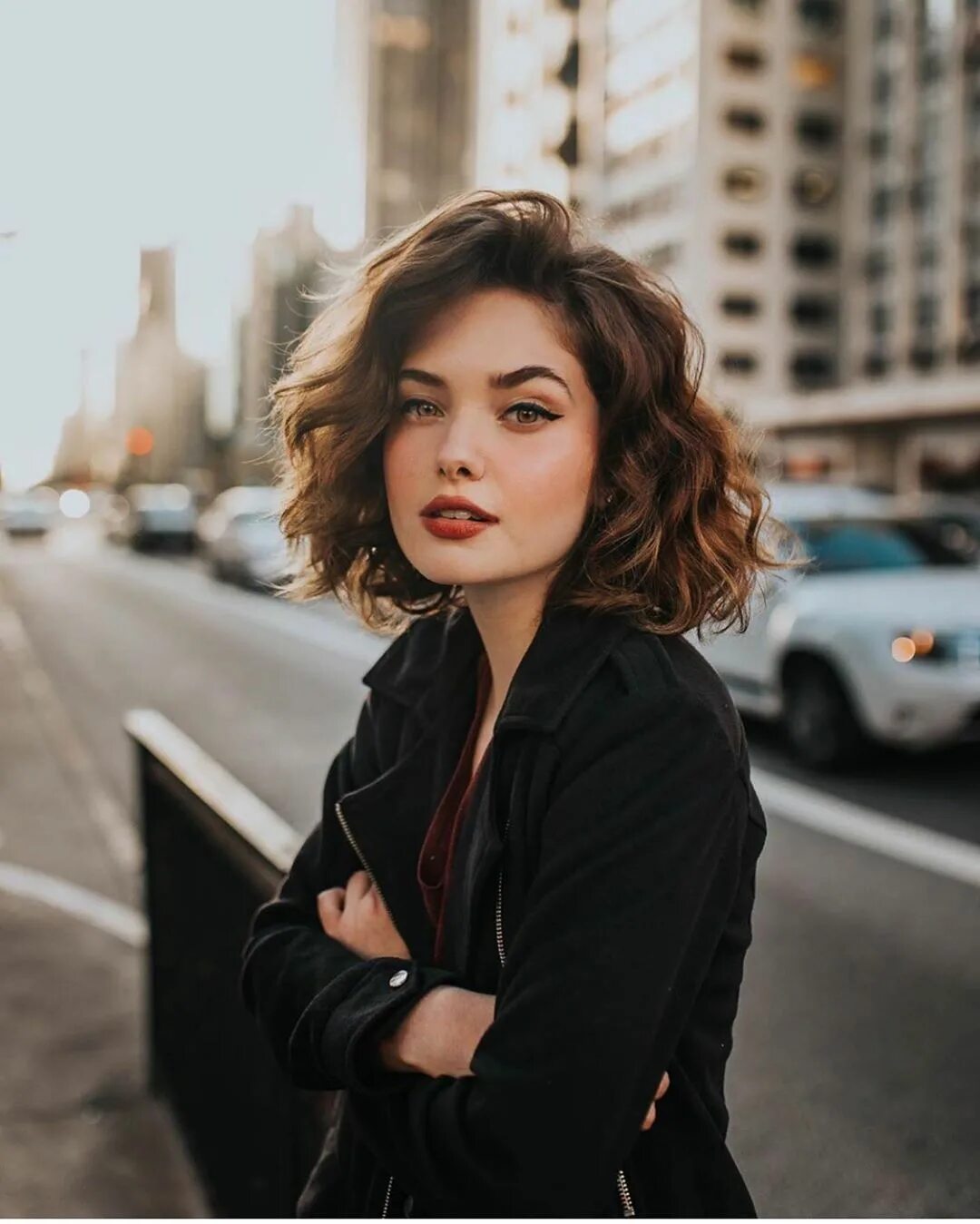 Кучерявое каре фото #bourscheidmonique #highlight #instagram #Model #NYC #photographer #Portraits #P