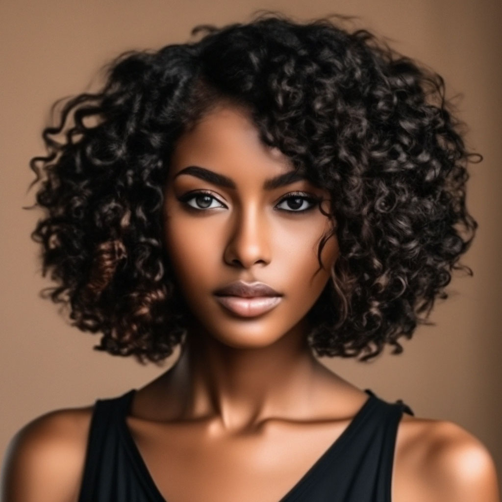 Кучерявое каре фото Каре на кудрявые волосы фото - Фото Календарь