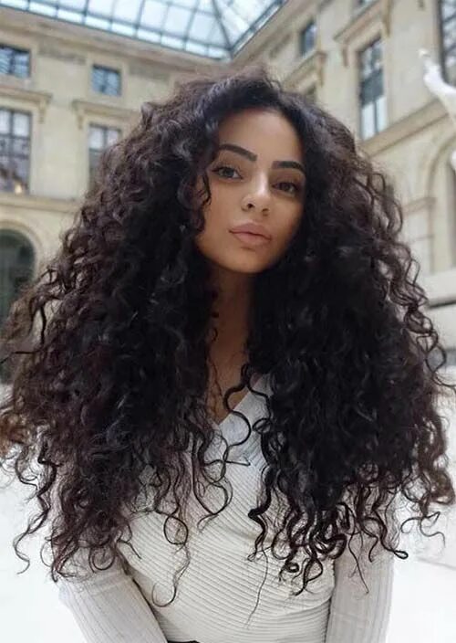 Кучерявые волосы фото 51 Chic Long Curly Hairstyles: How to Style Curly Hair Long curly hair, Curly ha