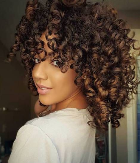 Кучерявые волосы прически фото 20 Hairstyles and Haircuts for Curly Hair Curly hair photos, Curly hair styles n