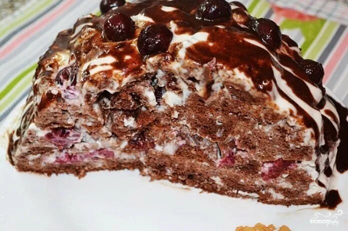 Кучерявый панчо торт рецепт с фото пошагово Домашний торт с вишней - пошаговый рецепт с фото на Повар.ру
