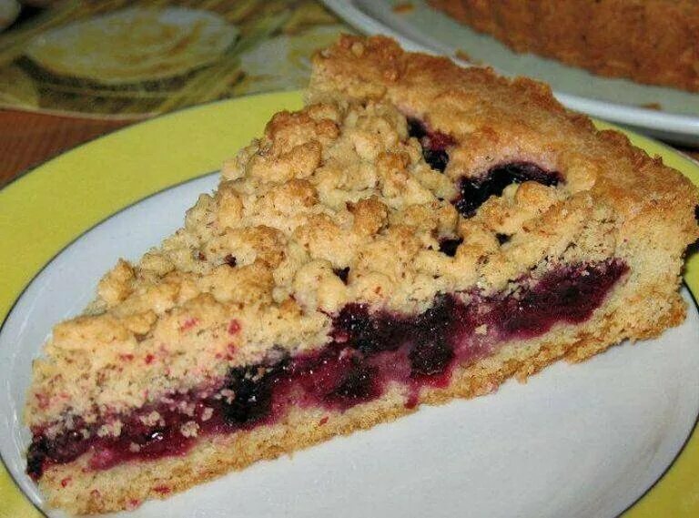 Кучерявый пирог с вареньем фото Вкуснейший тертый пирог с вишней на "скорую руку" Мир современной женщины Дзен