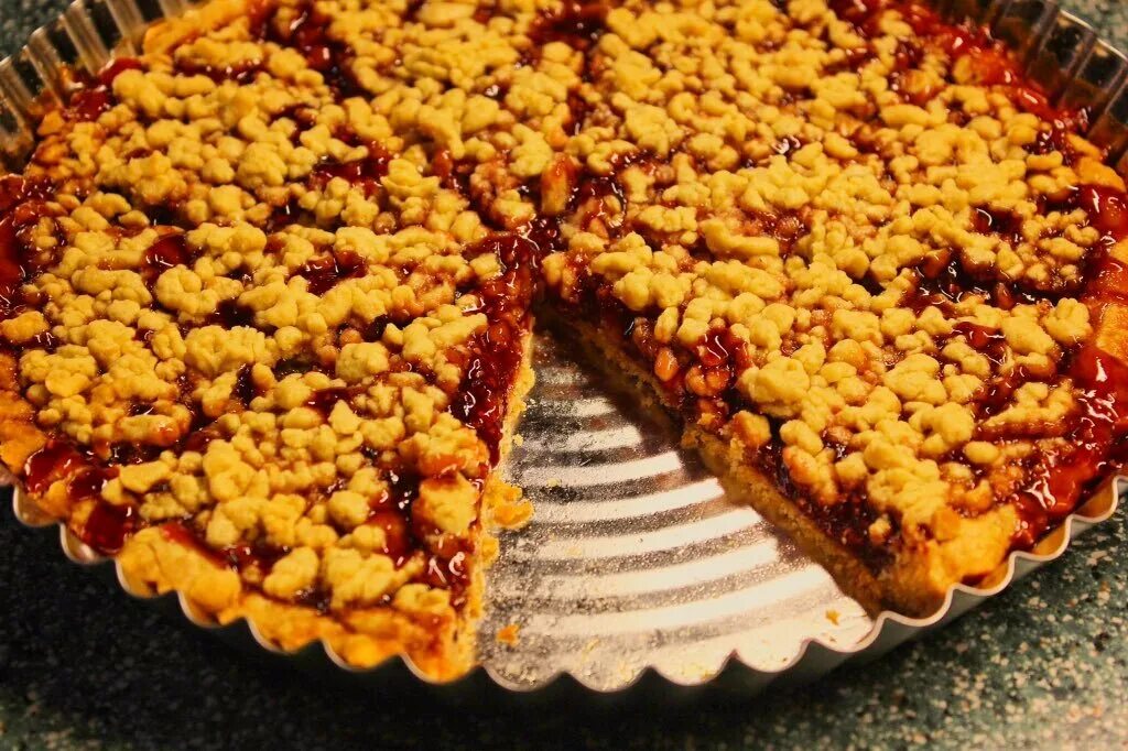 Кучерявый пирог с вареньем фото Пирог "Кучерявый" и торт "Медовый" Вкуcняшка Ням-Ням Дзен