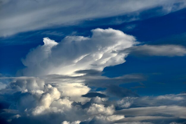 Кучево облака фото Premium Photo Blue sky panorama with beautiful clouds