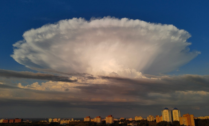 Кучево облака фото Климатические особенности августа 2023 года - Ярославский ЦГМС