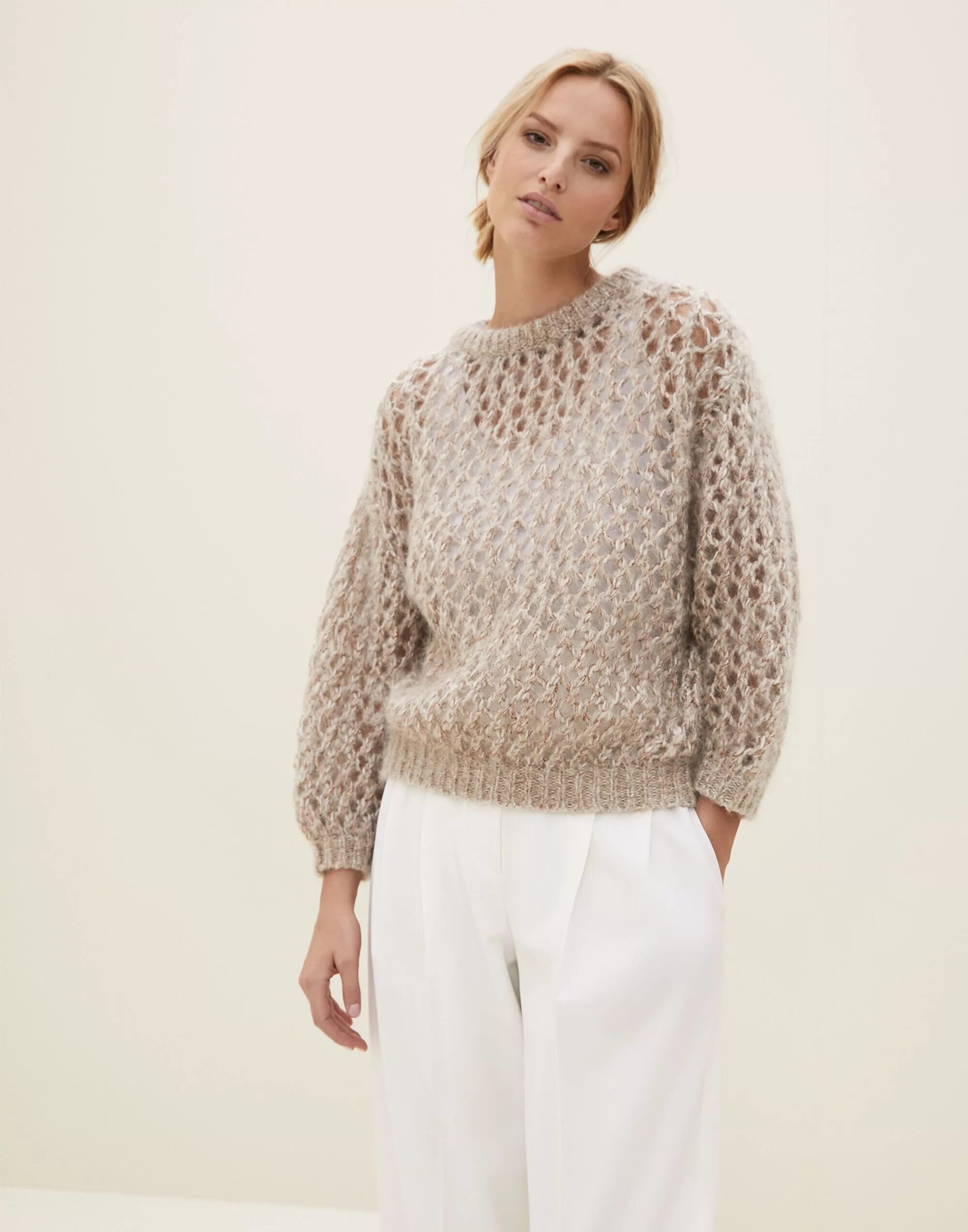 Кучинелли вязаная одежда 2024 женская спицами схемы Crewneck Sweater Одежда брунелло кучинелли, Кашемировые свитера, Вязаные свитера