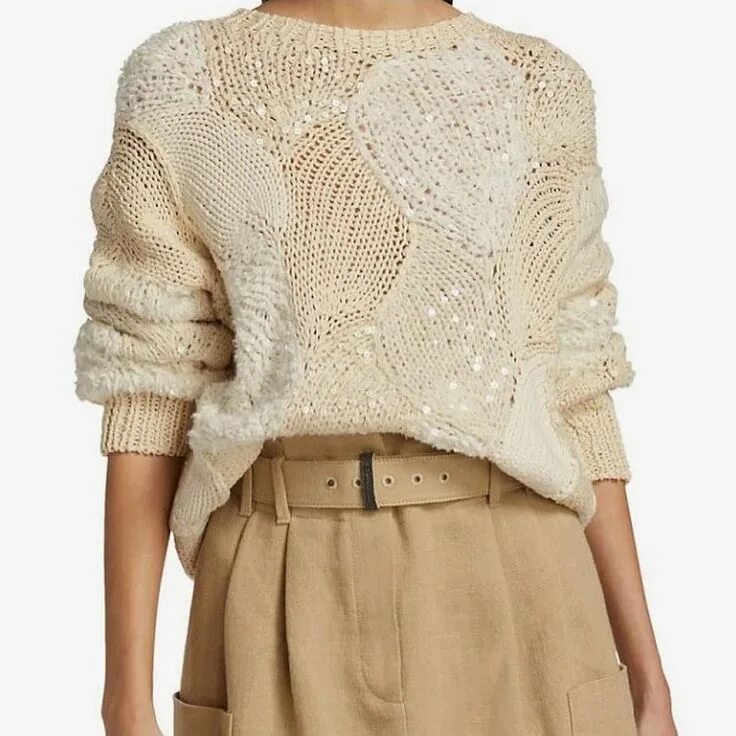 Кучинелли вязаная одежда 2024 женская спицами схемы Пуловер оверсайз спицами - 11 моделей Summer knitting, Knitwear women, Knitted c