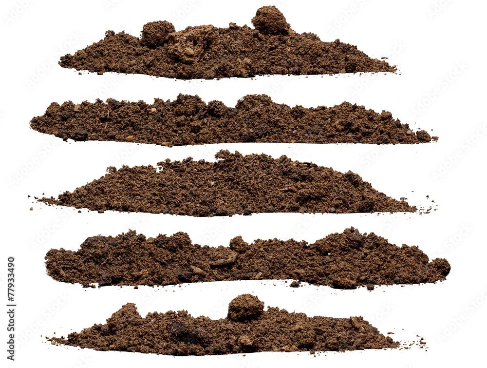 Кучка земли фото Set pile of soil Stock Photo Adobe Stock