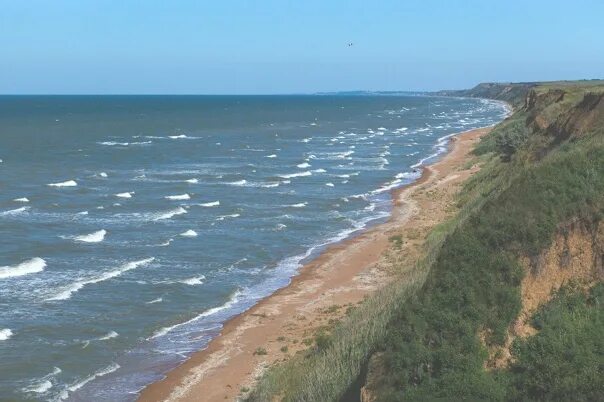 Кучугуры краснодарский край море фото Берег Азовского моря http://port-ole.com/about/. Фотография из альбома Таманский