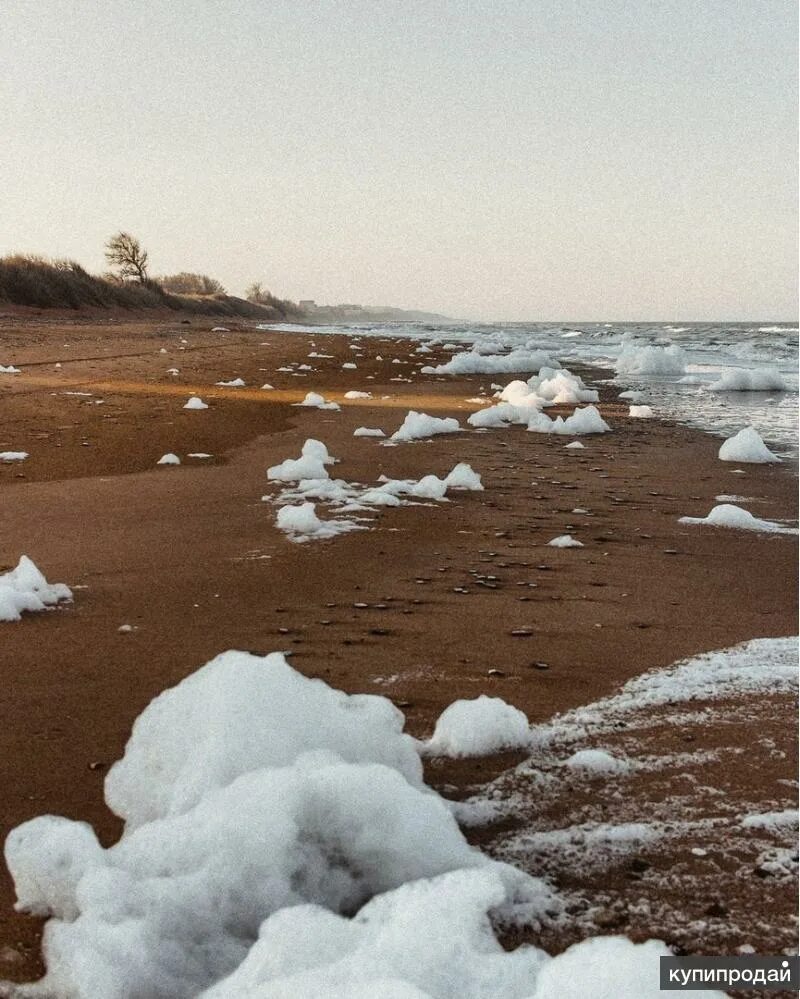 Кучугуры зимой фото 1 ГА на берегу моря! Первая линия ИЖС в Анапе