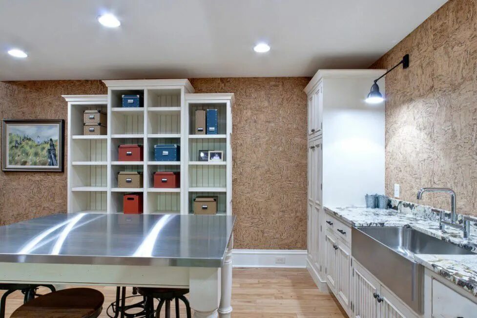 Кухня чем отделать стены недорого фото Пробковые панели для стен: эстетика натуральности для современного дома и 85 изб