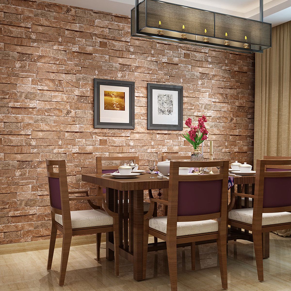 Кухня чем отделать стены недорого фото 3D Wallpaper Bedroom Living Room Modern Wall Art Home Background Decor Mediterra