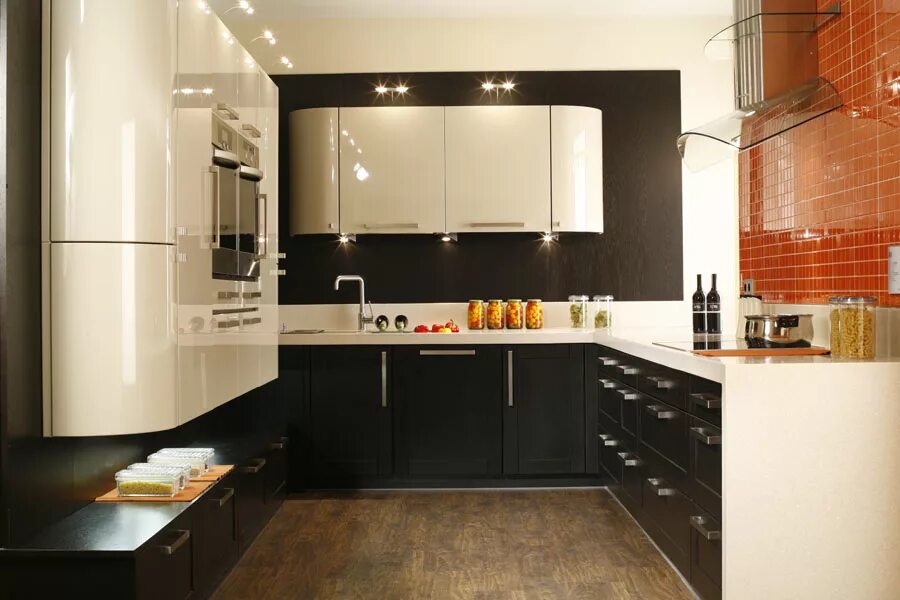 Кухня черно бежевая интерьер Кухни цвета ванили: интересные сочетания и варианты дизайна интерьера