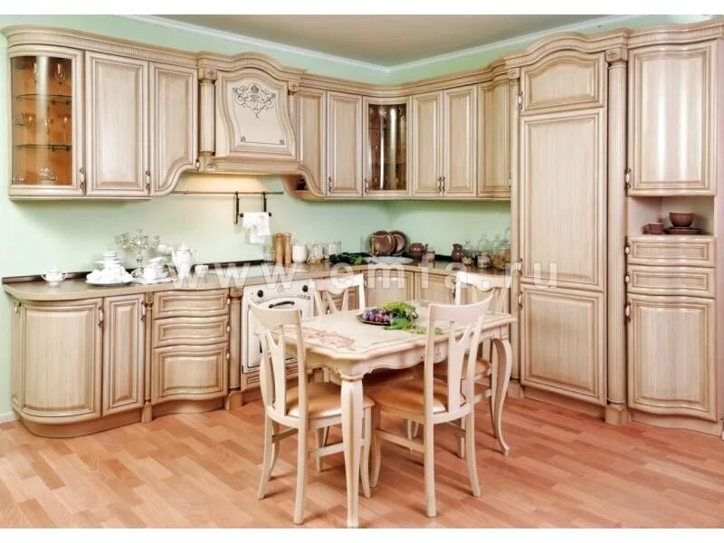 Кухня энгельс фото Кухонный гарнитур ФОРТУНА LIGHT / Мебельная фабрика "Энгельсская (Эмфа)", г. Энг