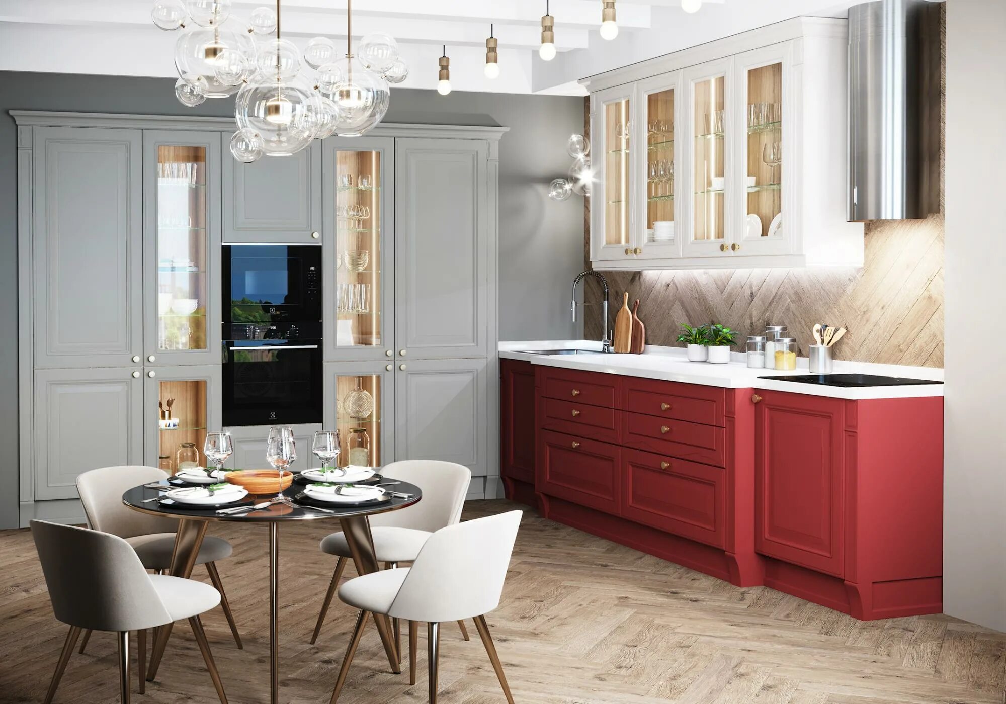 Кухня фабрики мария фото цены Салон фабрики Кухни Мария: кухонная мебель и шкафы в ТРЦ "Хорошо!" - адрес в Мос