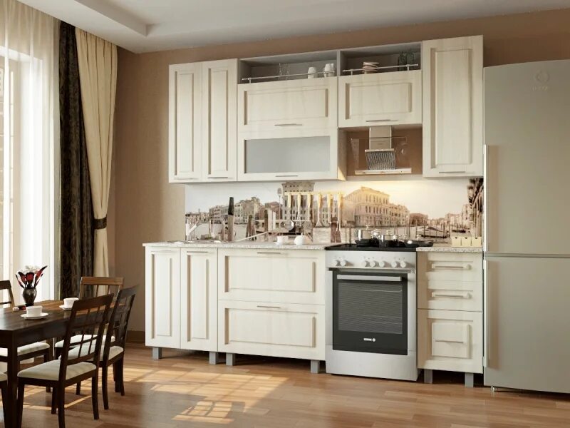 Кухня фабрики мария фото цены Кухонный гарнитур Мария дуб - купить в Тюмени в интернет-магазине 72-mebel.ru