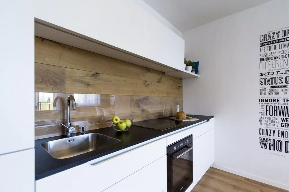 Кухня фартук под дерево фото Стены на кухне: 70+ фото в интерьере, красивые идеи оформления