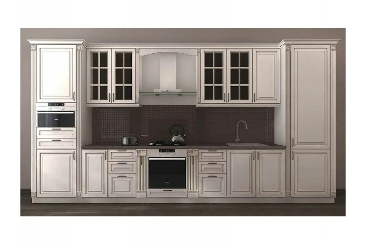 Кухня фасад фото цена Кухонный гарнитур Концепт Париж, артикул 10115227 - Купить недорого в Москве: це