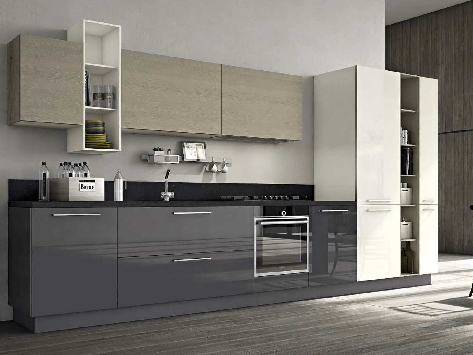 Кухня фасад фото цена Итальянская кухня ALEVE 15 фабрики STOSA - Ital-Collection