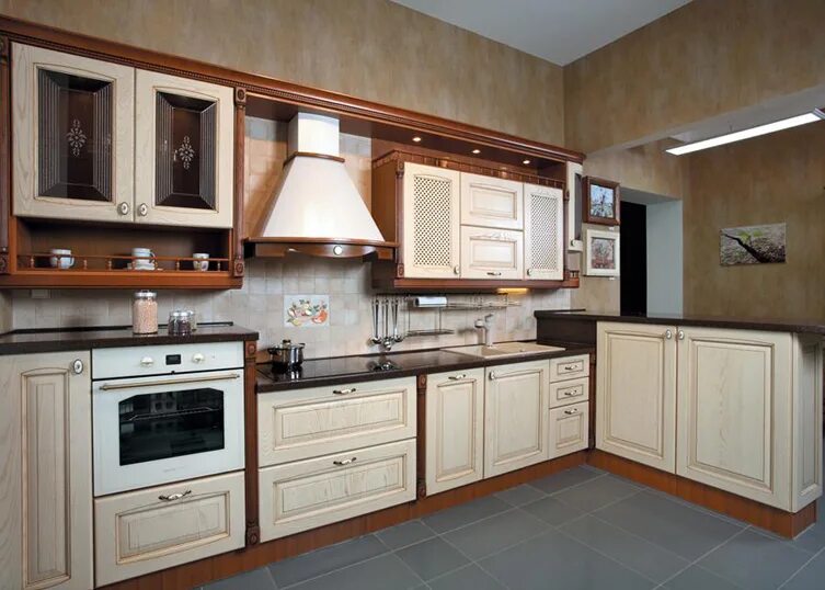 Кухня фасад фото цена Кухня Афина купить по цене 0 руб. МЦ ROOMER в Москве