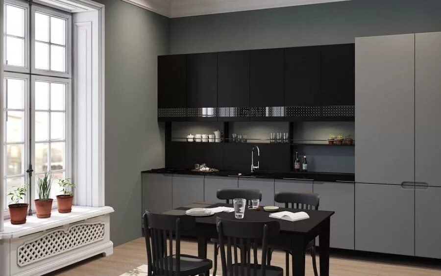 Кухня фасад фото цена Кухня Эмаль 65 заказать недорого в Москве - 1Кухонный