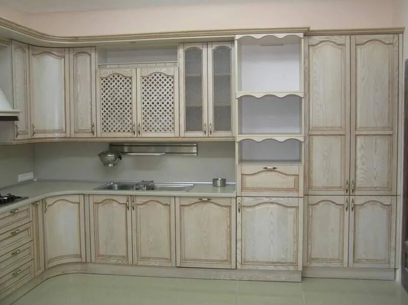 Кухня фасады массив фото Кухня Кира за 121650 руб. - заказать мебель от производителя