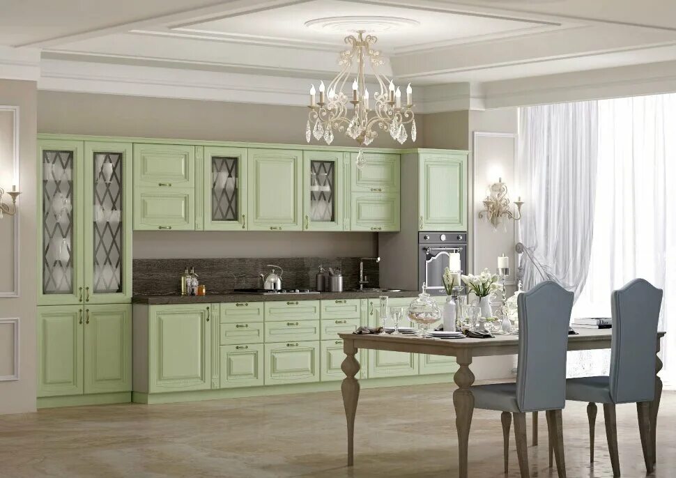 Кухня фисташка в интерьере фото Кухня Соренто (цвет - структура венге фисташка) Цена 250 300 руб. Купить Екатери